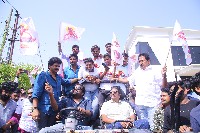 Bhola Shankar Movie Team Rally Photos